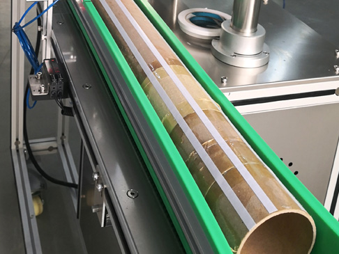 全自動長管圓筒貼雙(shuāng)麵膠機-長度可選自動剪貼-專業生產商優選【亚洲第一免费播放区自動化】